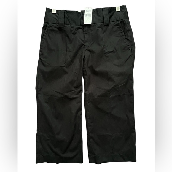 Banana Republic Pants - BANANA REPUBLIC Harrison Fit Cropped Stretch Black Pants Size 4 NWT